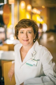 Louise Mawn, M.D., had debilitating symptoms and feared she had a serious illness. Thanks to the diligence of her physician, they discovered she is allergic to food preservatives. Photo by Daniel Dubois.