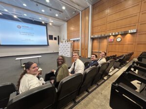 A photo of Bronx District Attorney's Office interns before a presenation.